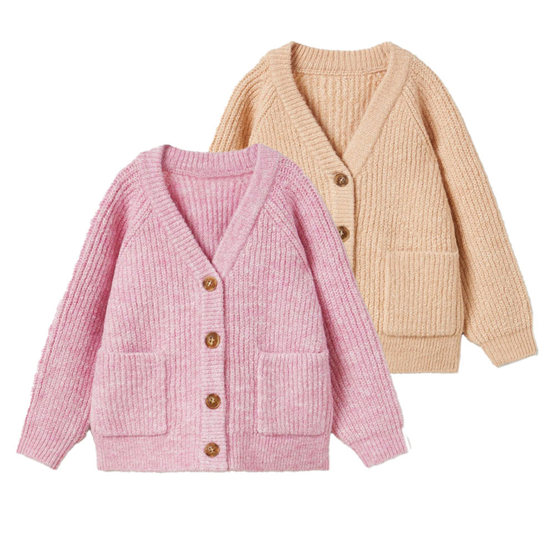 Aangepastenieuwe ontwerpkinderen \\\\ \'s trui jas herfst&winter dikke jas kleur mode baby trui